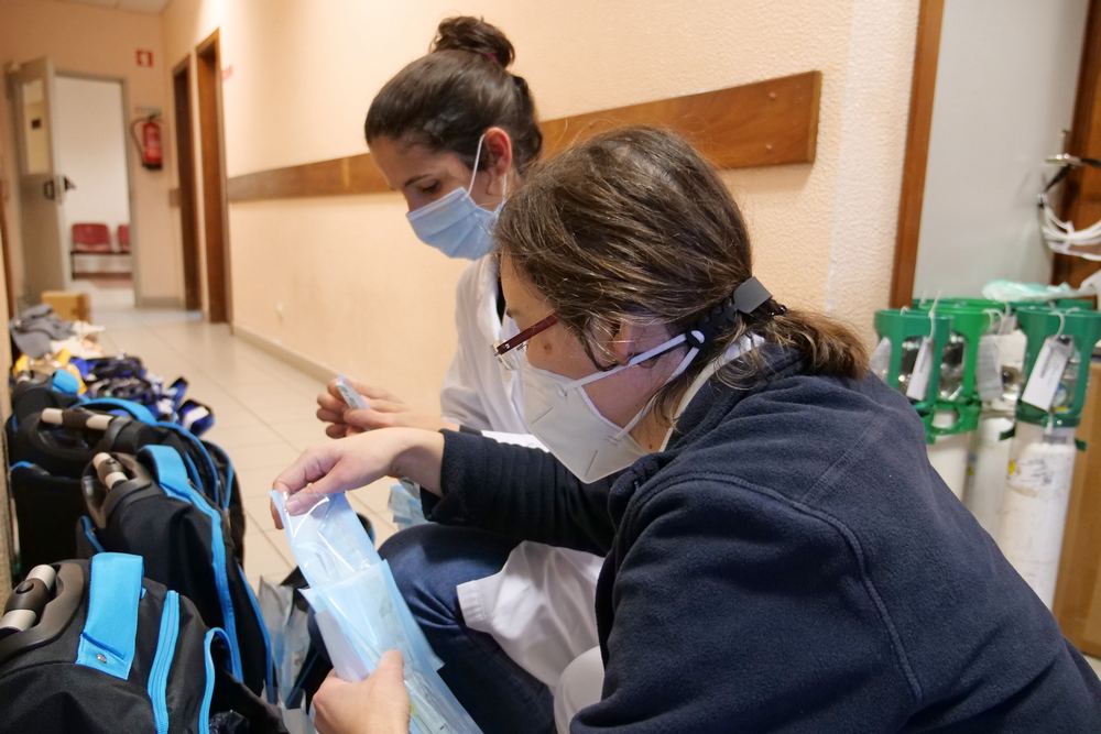 Covid-19 | vacinação | preparação na UCP de São Sebastião