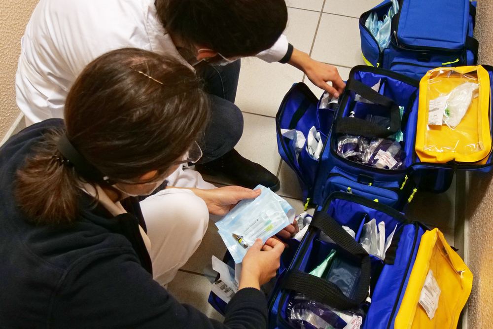 Covid-19 | vacinação | preparação na UCP de São Sebastião