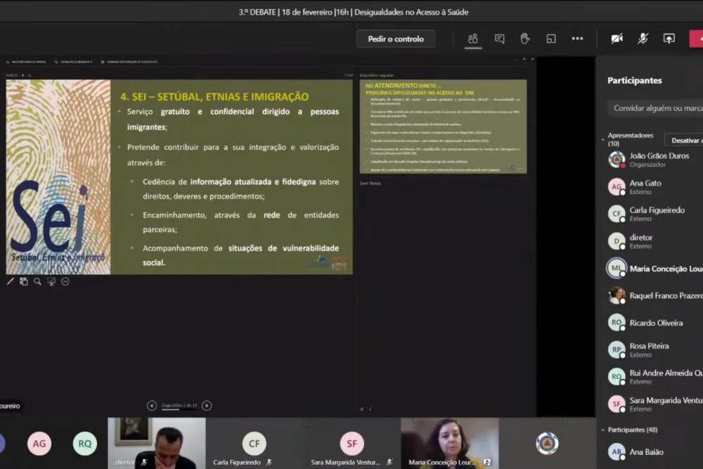 Fórum de Saúde de Setúbal - Terceiro Debate Prévio - Desigualdades no Acesso à Saúde