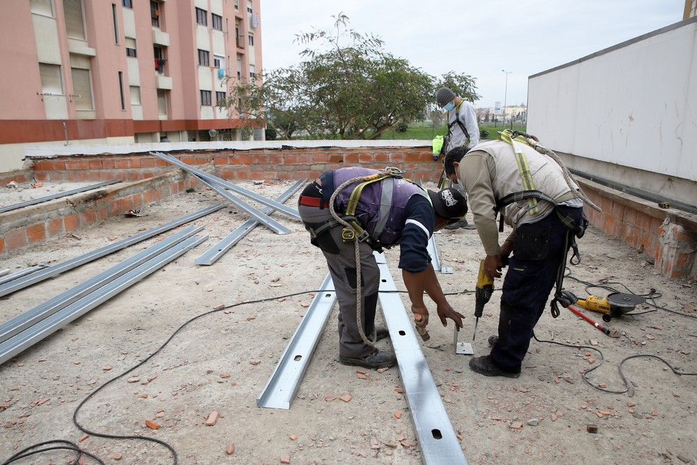 EB n.º 2 de Santa Maria da Graça | instalação de novas coberturas