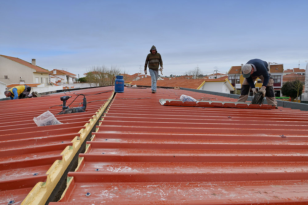 EB n.º 2 de Santa Maria | remoção de coberturas de fibrocimento
