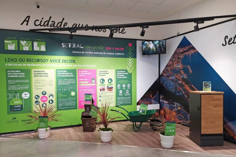 Setúbal Composto - stand de divulgação - Leroy Merlin