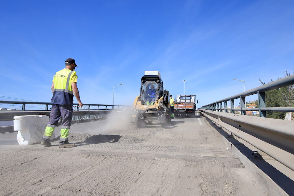 Viaduto das Fontainhas | obras de beneficiação