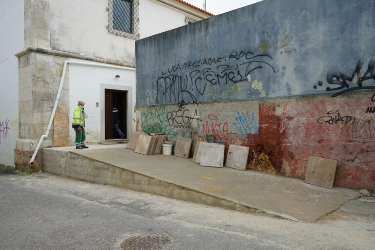 Rampa de acesso à Igreja de Nossa Senhora da Anunciada | Foto da União das Freguesias de Setúbal