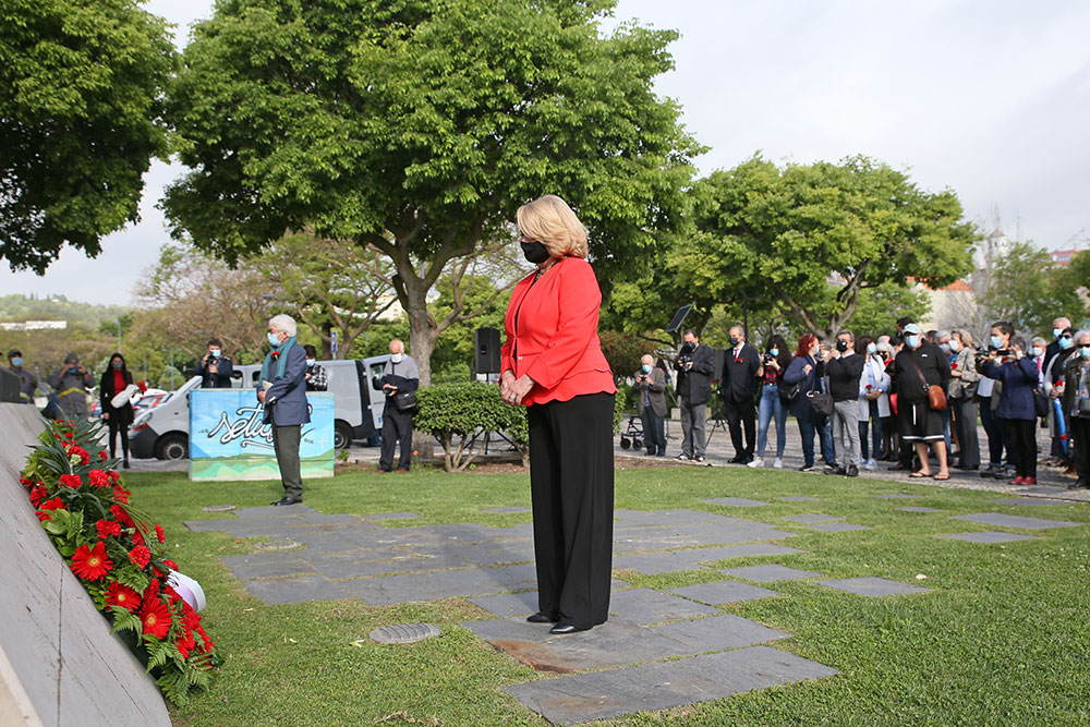 Comemorações do 47 anos do 25 de Abril | Homenagem aos resistentes antifascistas
