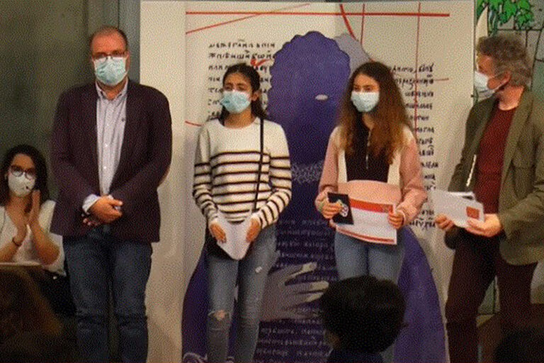 Catarina Gonçalves na fase final do Concurso Nacional de Leitura