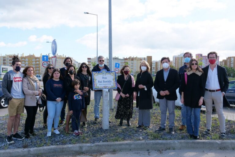 Rua Rui Serodio - homenagem e inauguração de rua