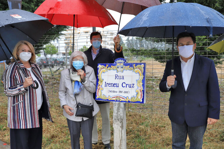 Rua Ireneu Cruz - Homenagem e Descerramento de Topónimo