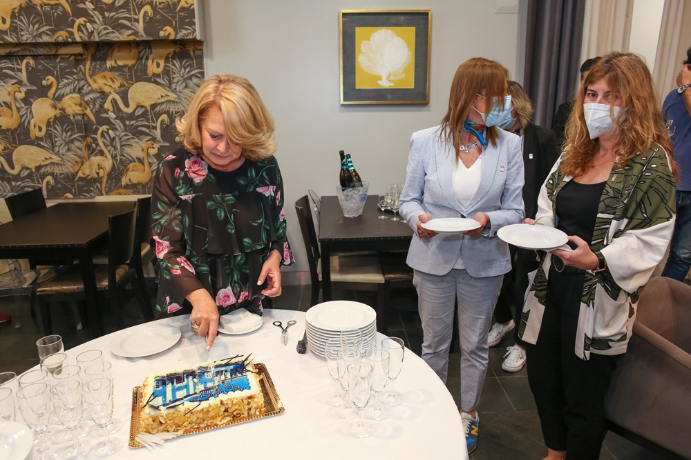 Comemorações do 10.º aniversário da Casa da Baía - visita da Presidente