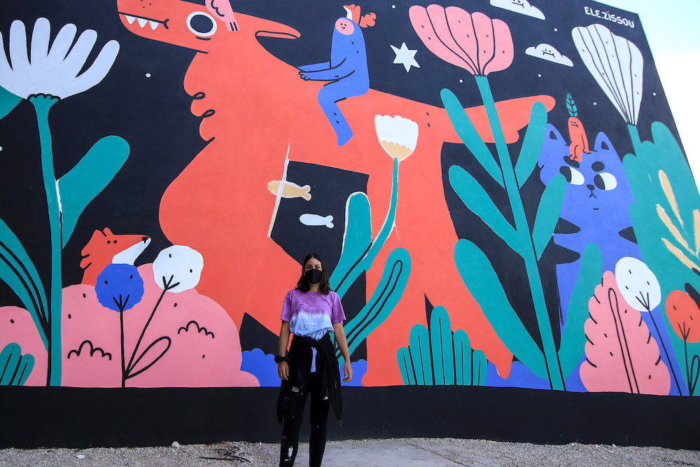 Mural Encontro pela Paz | Fontainhas