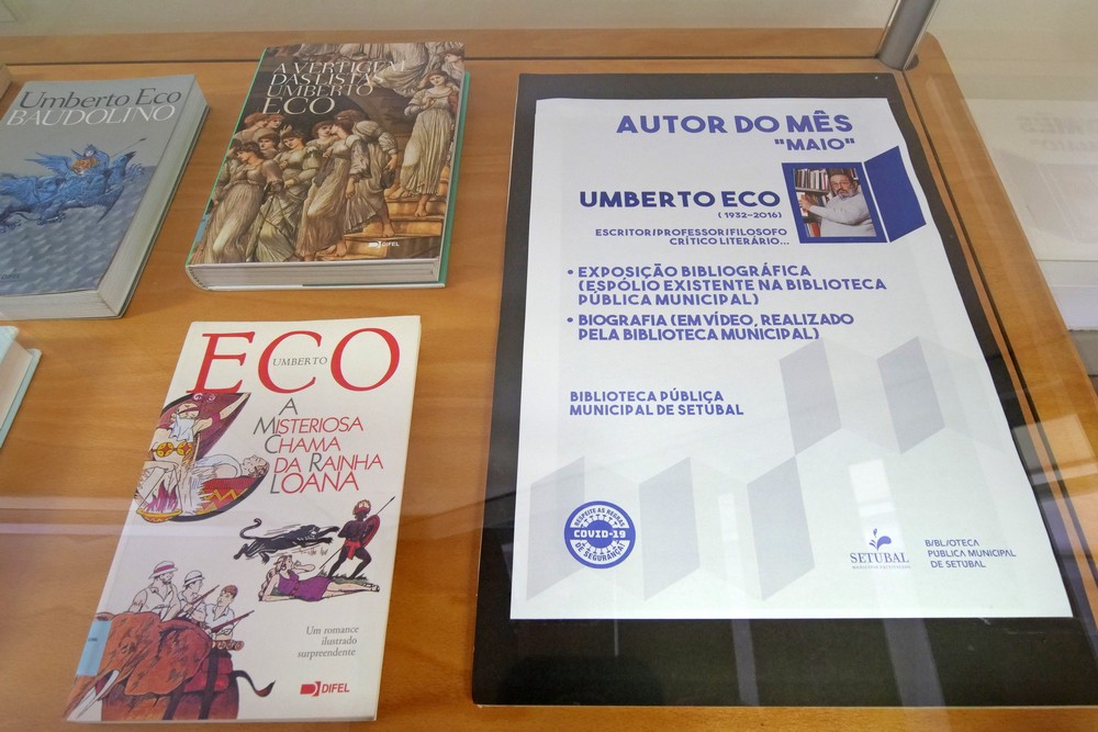 Autor do Mês | Umberto Eco em exposição biobliográfica na Biblioteca