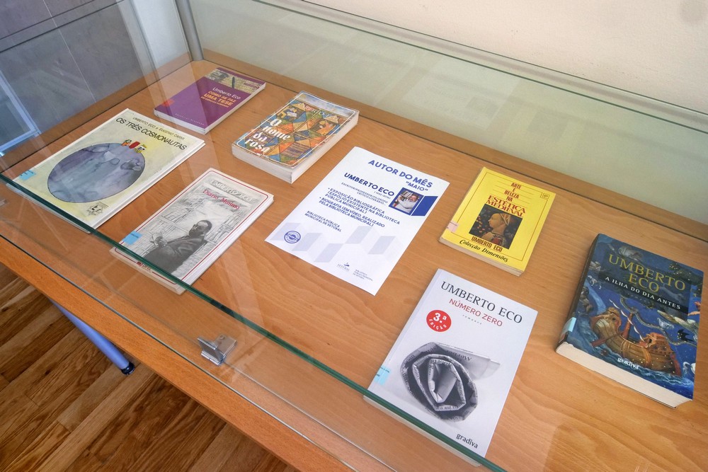 Autor do Mês | Umberto Eco em exposição biobliográfica na Biblioteca