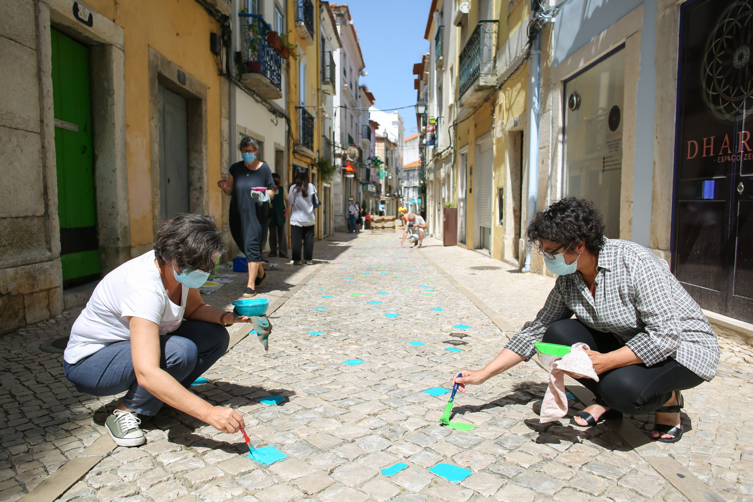 Vamos Colorir a Nossa Rua | primeiro dia