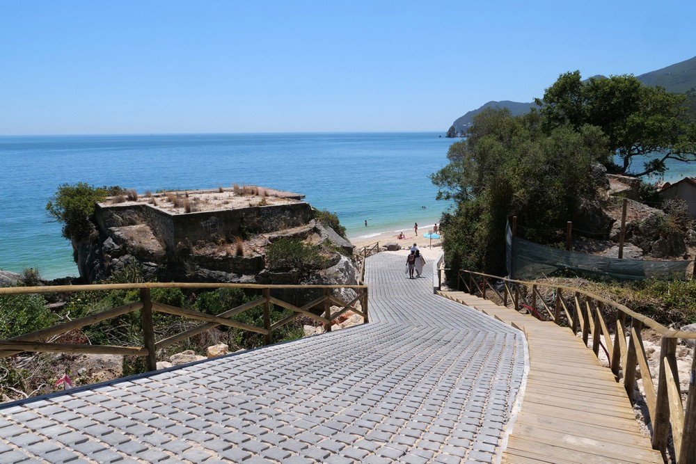 Praia de Galapos | acesso principal requalificado