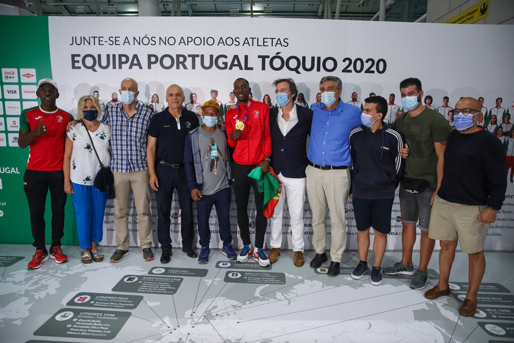 Receção no aeroporto de Pedro Pichardo