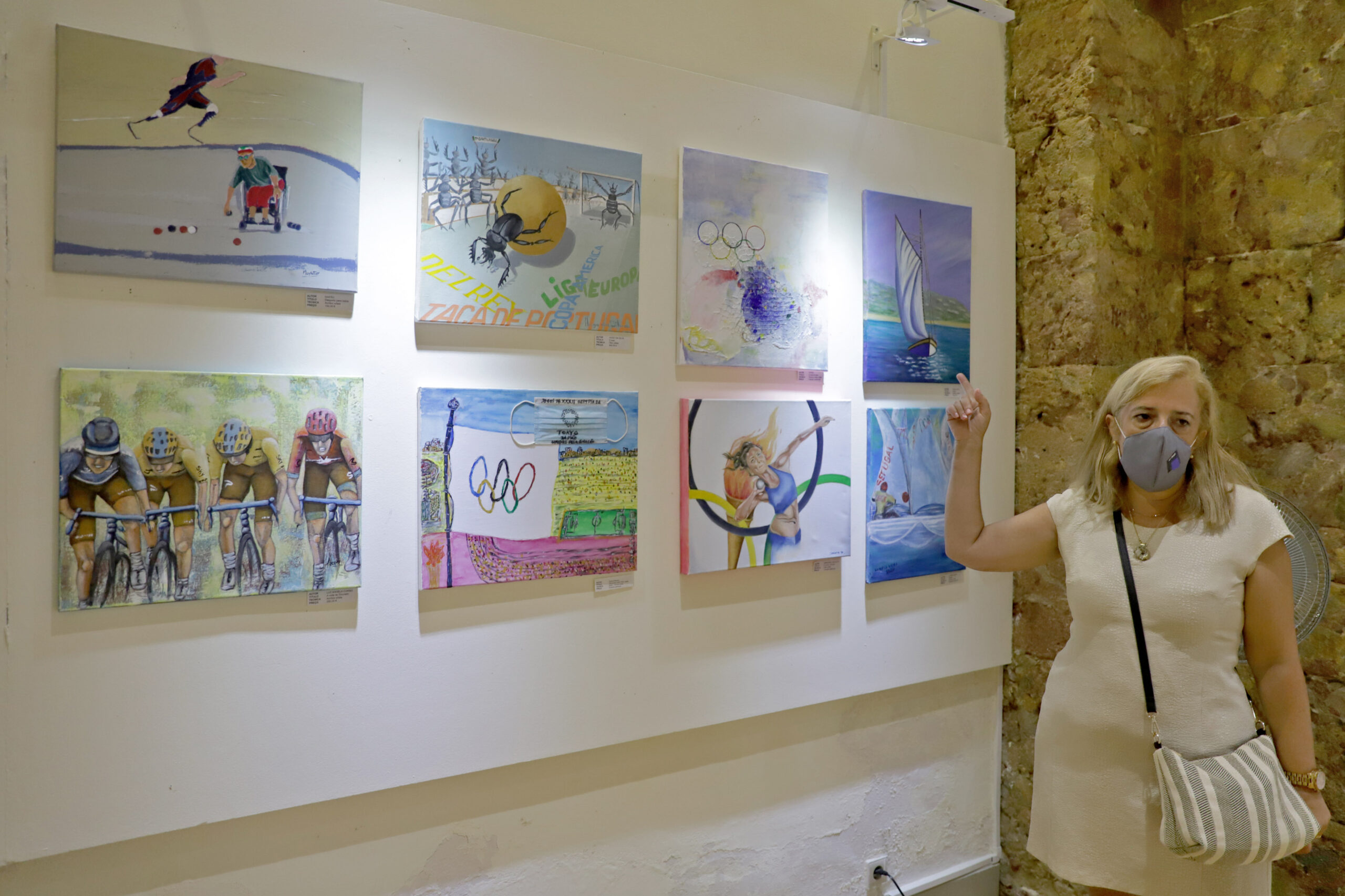 Biblioteca | Exposição "Arte no Desporto"