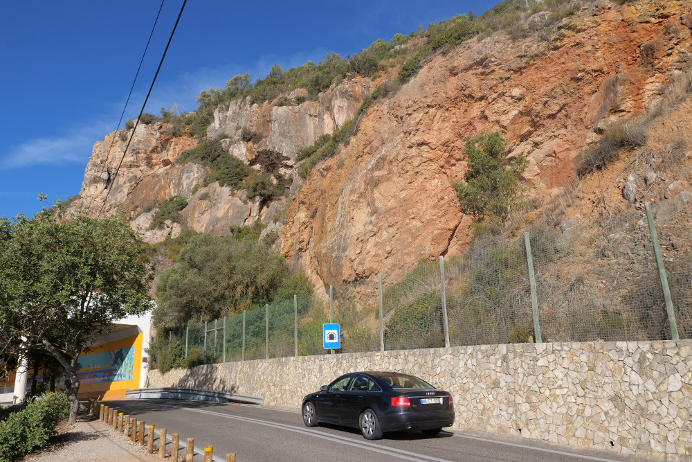 Redes de sustentação da arribda na Serra da Arrábida
