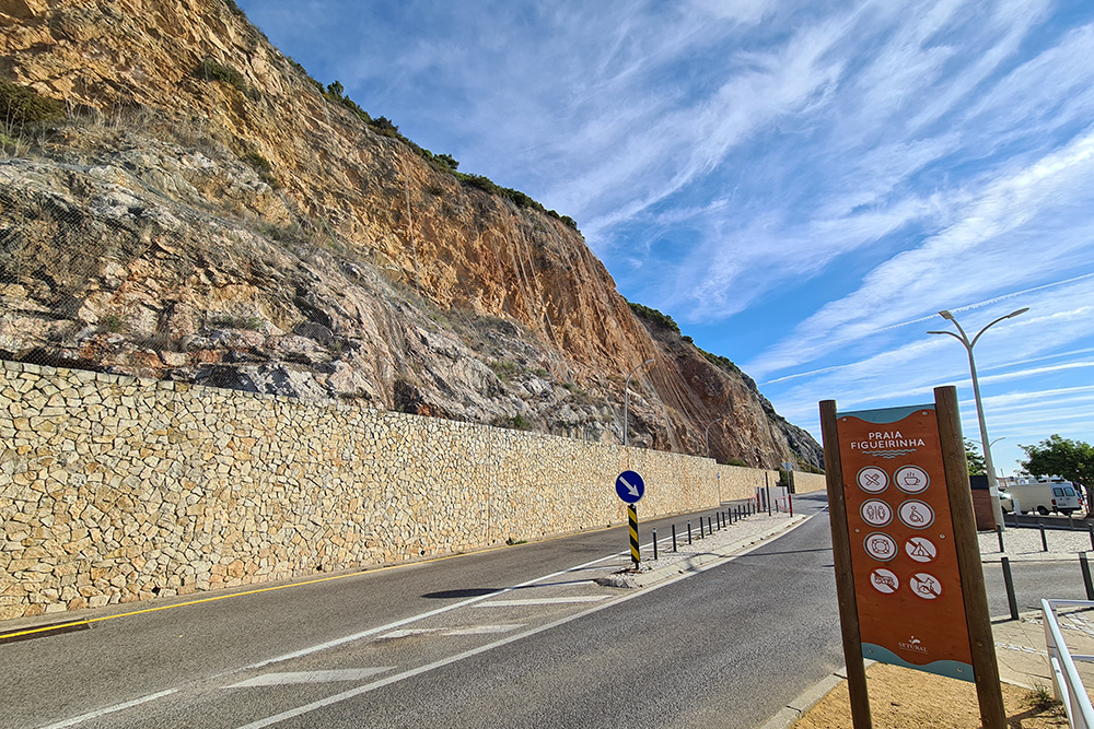 Redes de sustentação da arribda na Serra da Arrábida