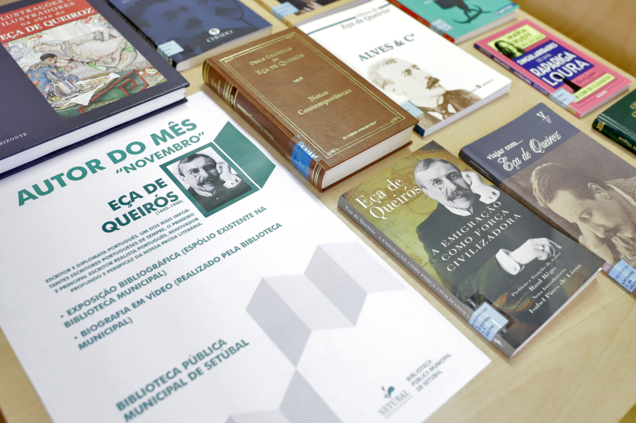 Autor do Mês - Exposição - Eça de Queirós