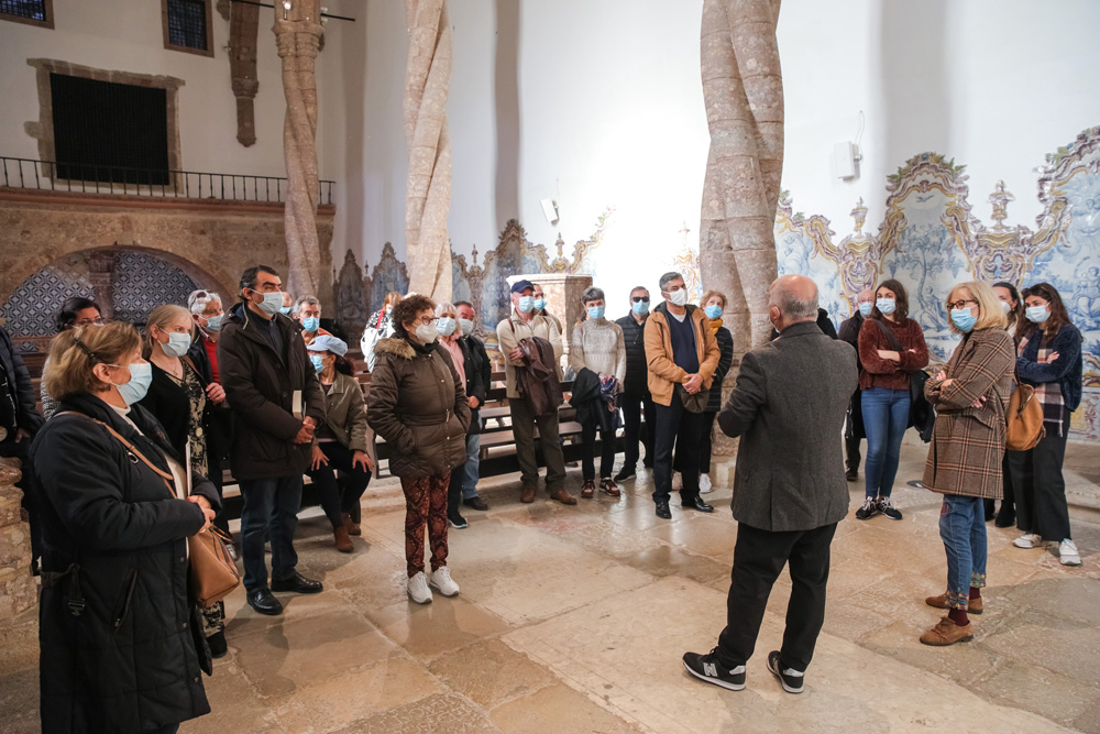 A escritora Isabel Stilwell participou na visita guiada ao Convento de Jesus "À volta de D. Manuel - 500 anos depois"