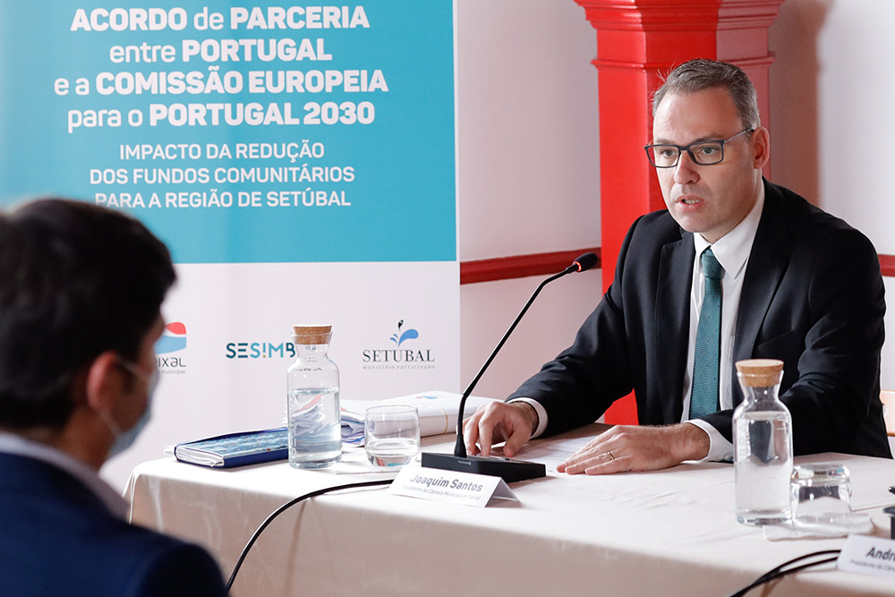 Presidente da Câmara Municipal do Seixal, Joaquim Santos