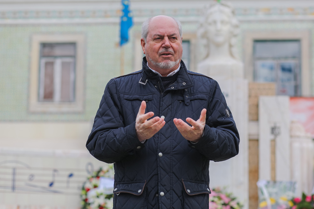 Comemorações do 269.º aniversário de Luísa Todi. Presidente André Martins.