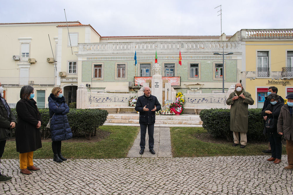 Comemorações do 269.º aniversário de Luísa Todi. Presidente André Martins.
