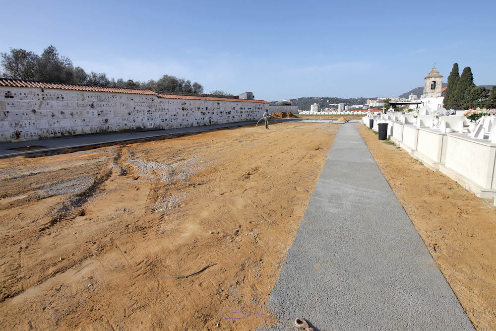 A Câmara Municipal de Setúbal está a proceder a melhoramentos no Cemitério de Nossa Senhora da Piedade