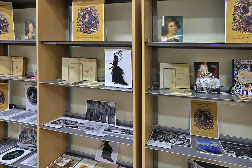 269.º aniversário de Luísa Todi. Exposição "Comemorar Luísa Todi".