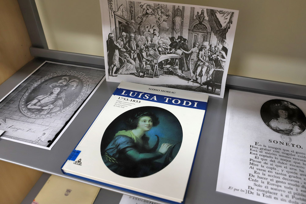 269.º aniversário de Luísa Todi. Exposição "Comemorar Luísa Todi".