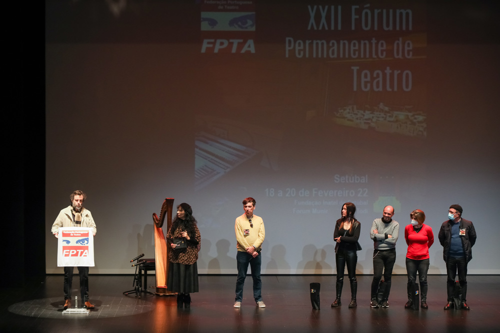 Bambolinices - XII Fórum Permanente de Teatro - encerramento - homenagem a Rui Mesquita