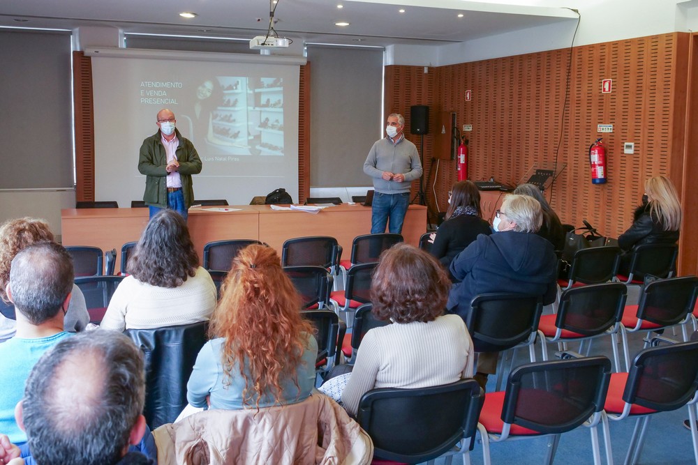 Atendimento Presencial de Vendas - ação de formação Mercado do Livramento - plano de formação 2022 para tecido empresarial do concelho de Setúbal