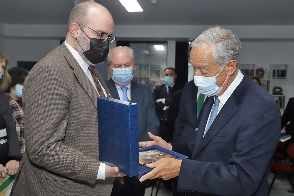 Presidente da República Marcelo Rebelo de Sousa visita Casa das Imagens
