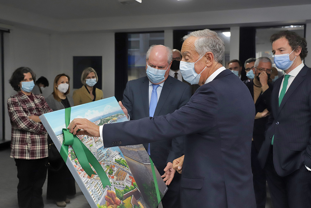Presidente da República Marcelo Rebelo de Sousa visita Casa das Imagens