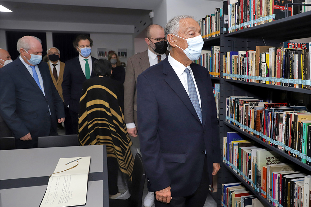 Presidente da República Marcelo Rebelo de Sousa visita Casa das Imagens