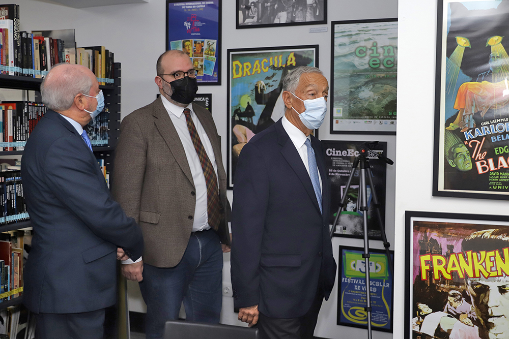 Presidente da República Marcelo Rebelo de Sousa visita Casa das Imagens