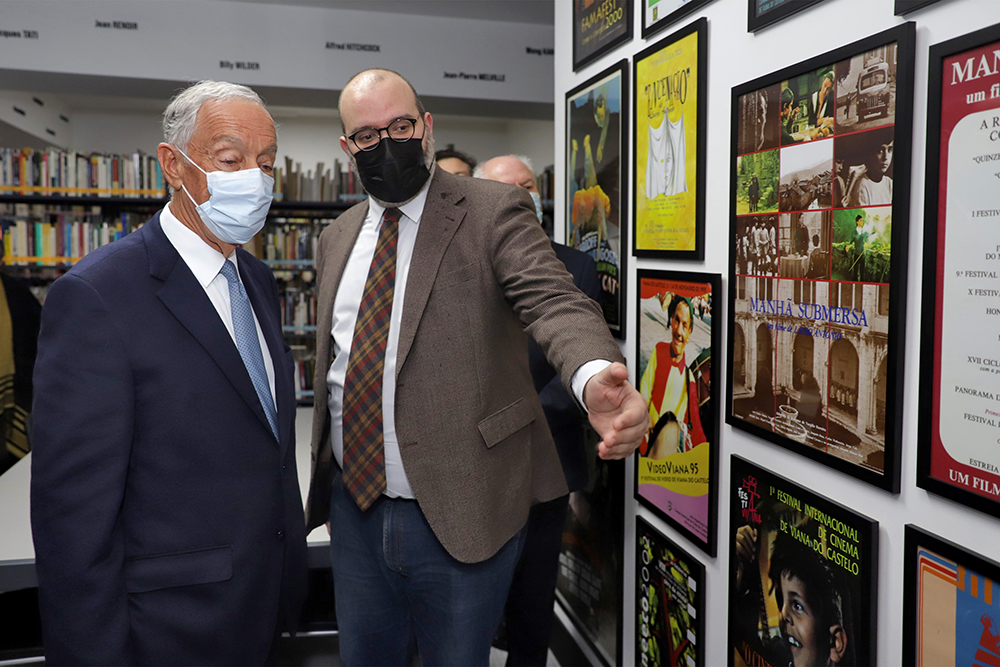 Presidente da República Marcelo Rebelo de Sousa visita Casa das Imagens