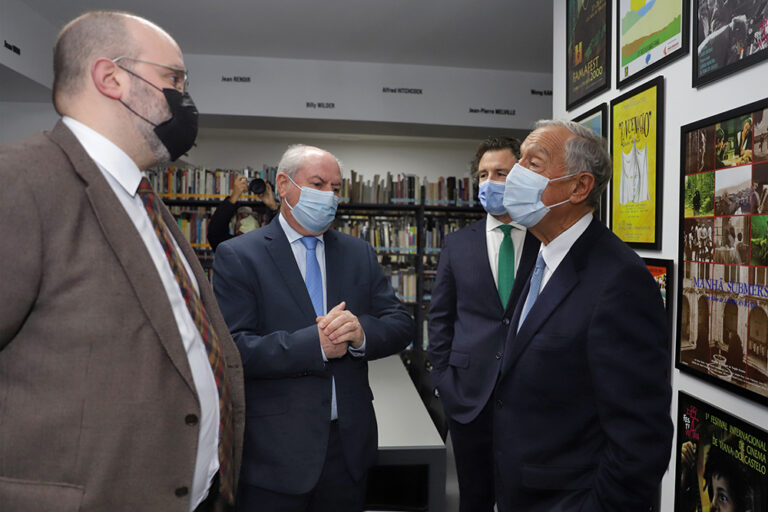 Presidente da República Marcelo Rebelo de Sousa visita Casa das Imagens