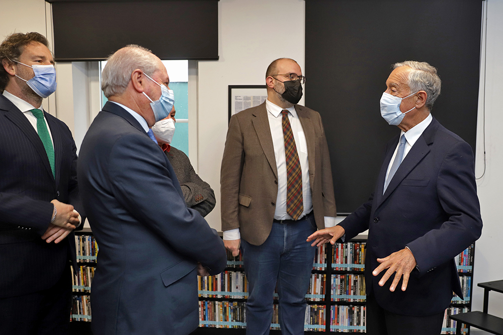 Presidente da República Marcelo Rebelo de Sousa visita Casa das Imagens