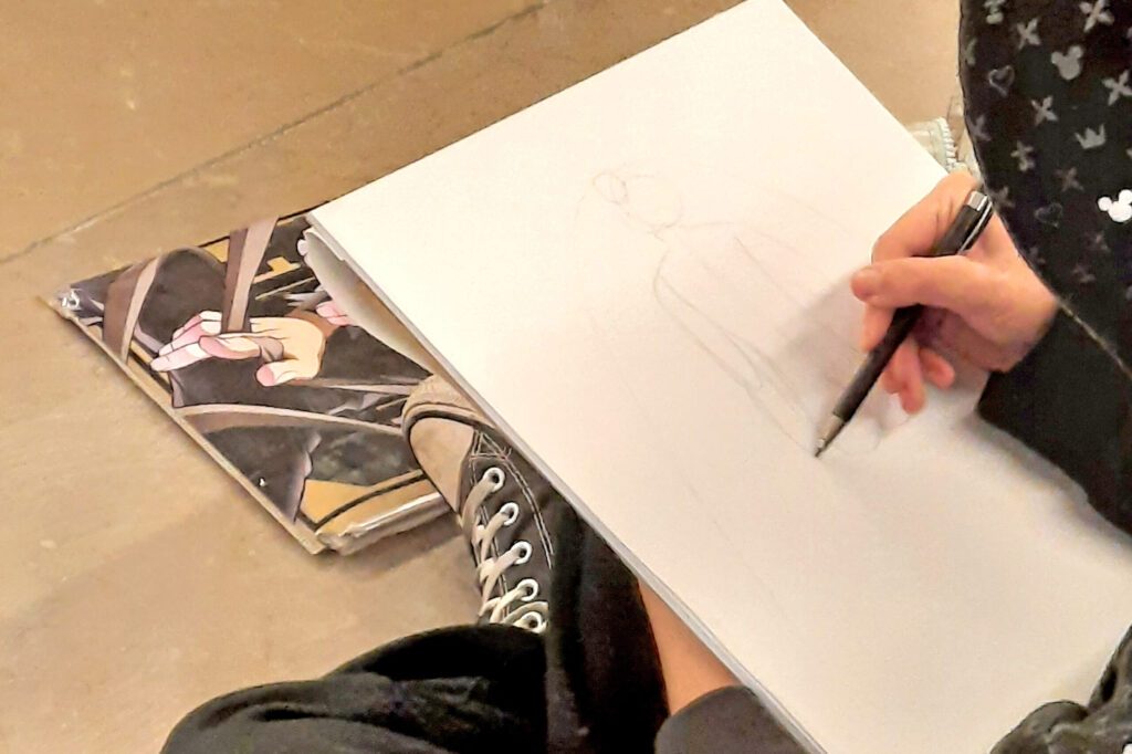 'Vénus dos Trapos' | visita de estudantes de arte