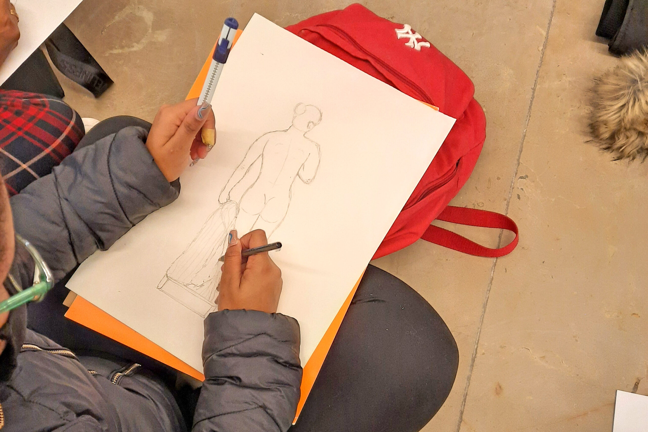 'Vénus dos Trapos' | visita de estudantes de arte