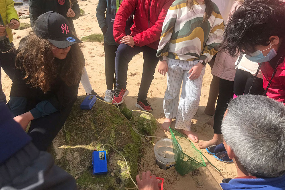 Kids Dive - Saída de campo - praia de Alpertuche