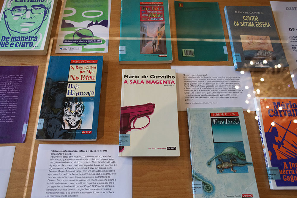 Exposição dedicada a Mário de Carvalho