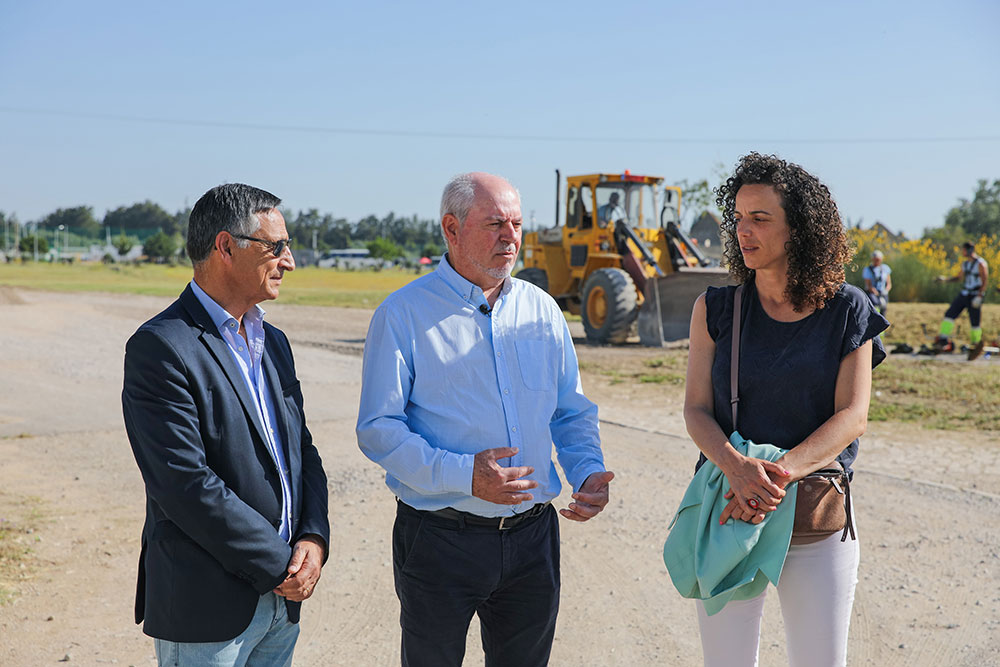 Parque de rebatimento na zona da Várzea