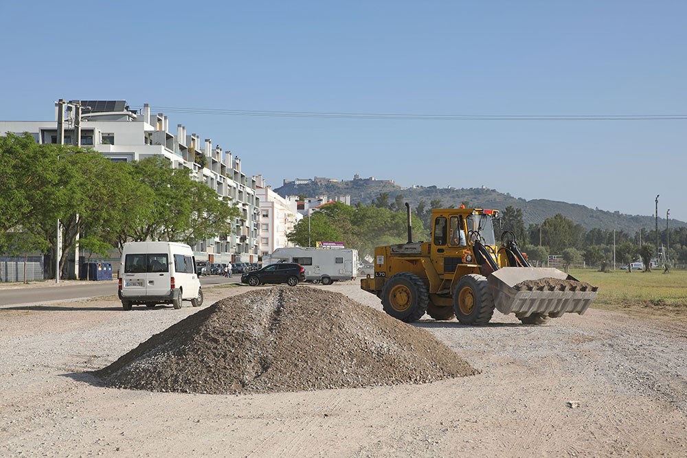 Parque de rebatimento na zona da Várzea