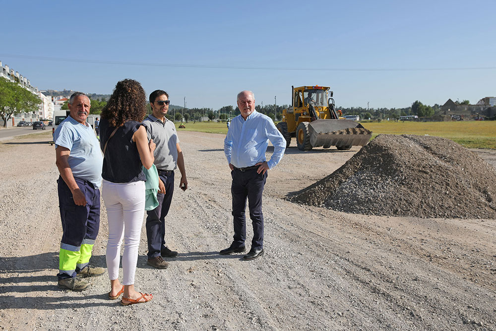 Parque de rebatimento na zona da Várzea