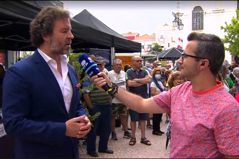 Programa da RTP1 "Chefs da Nossa Terra". Vereador Pedro Pina.