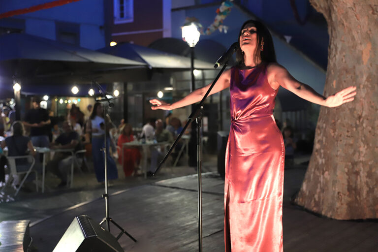 Luísa Todi CantoFest - Festival Internacional de Ópera de Setúbal no Largo da Ribeira Velha.