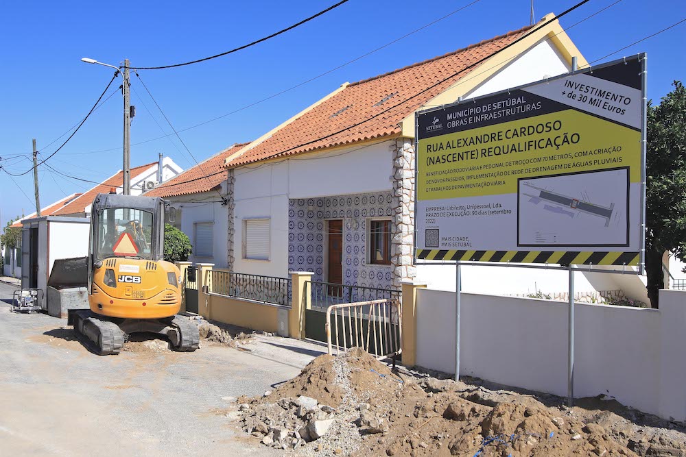 Requalificação da Rua Alexandre Cardoso - Vendas de Azeitão