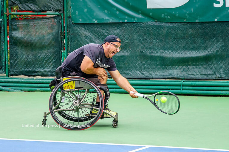 João Couceiro no IX Open Baía de Setúbal em ténis em cadeira de rodas